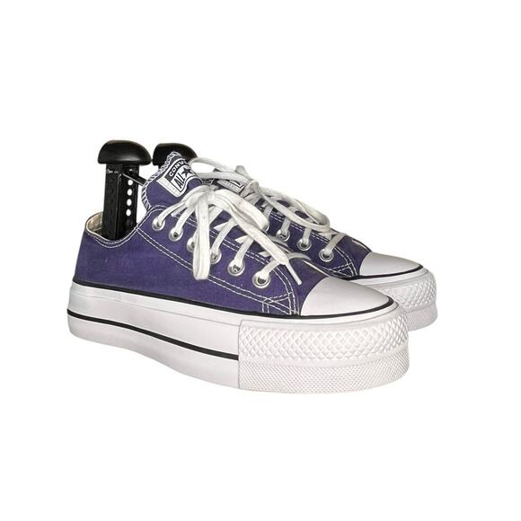 Converse All Star CTAS Platform Lift Sneakers Size W6 Blue White - Picture 3 of 6